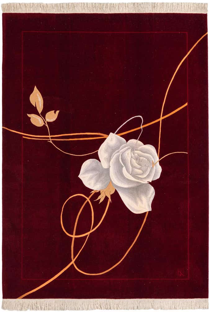 5' 7 x 7' 11 Hand Knotted Darya Wool Rug