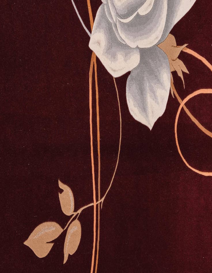 Detail image of 5' 8 x 8'  Hand Knotted Darya Wool Rug