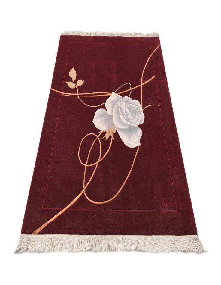 Detail image of 4' x 6'  Hand Knotted Darya Wool Rug