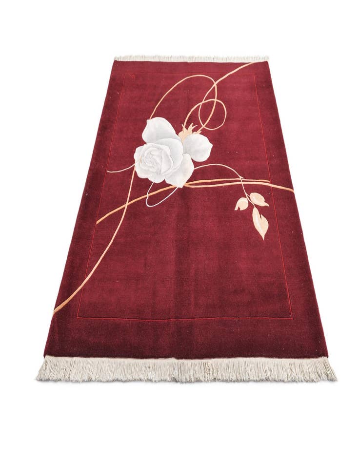 Detail image of 5' x 6' 8  Hand Knotted Darya Wool Rug