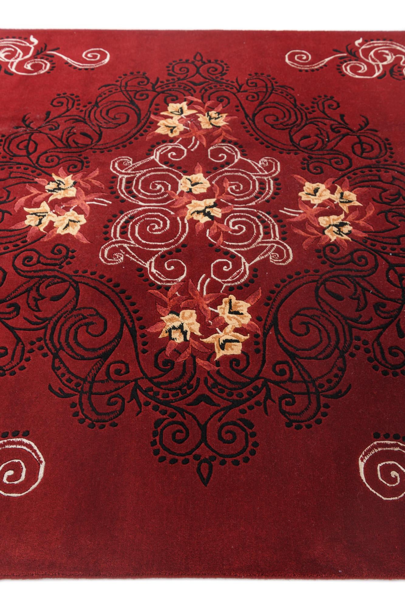 5' 7 x 8' 4 Hand Knotted Darya Wool Rug