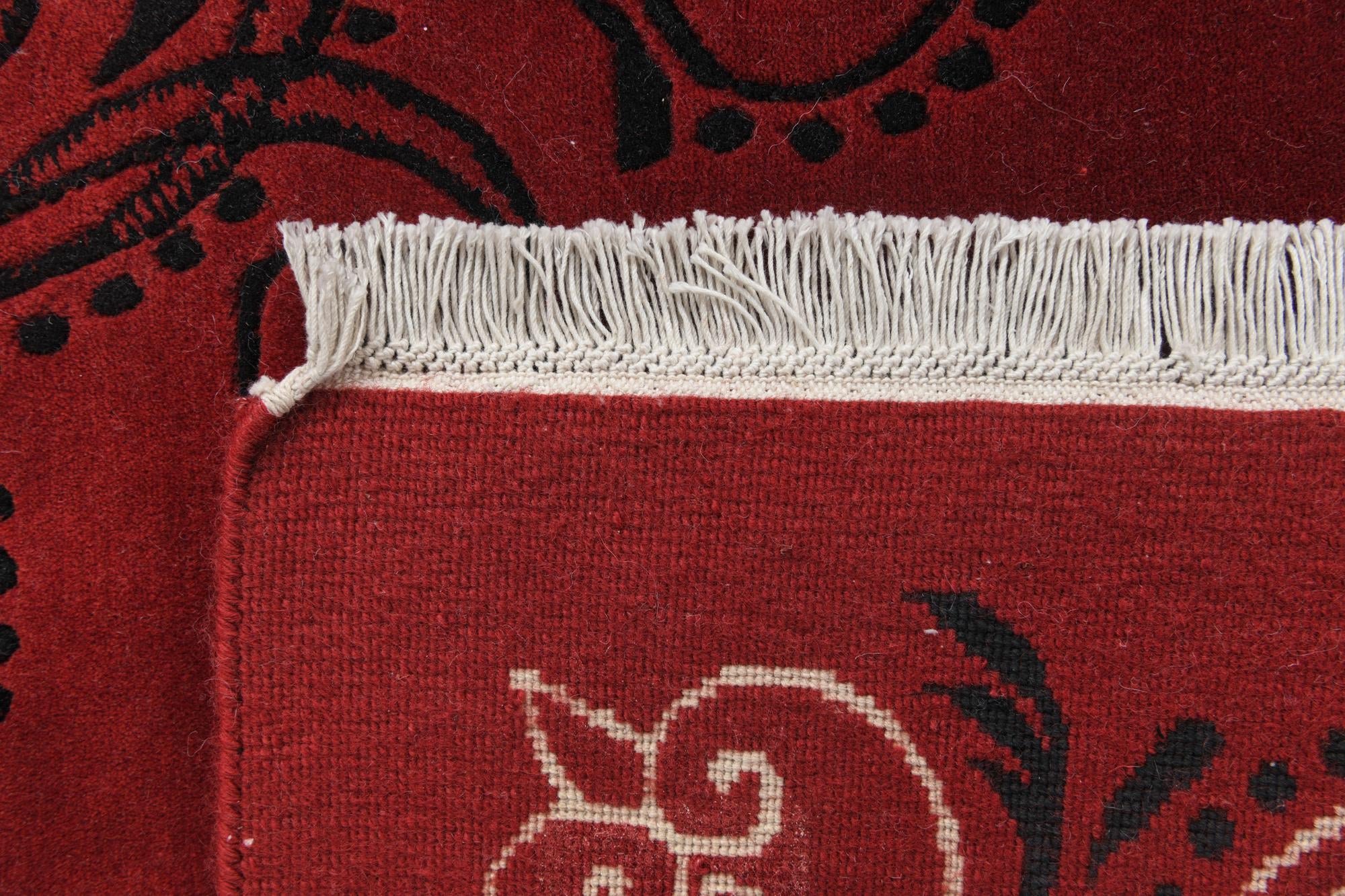 5' 7 x 8' 4 Hand Knotted Darya Wool Rug