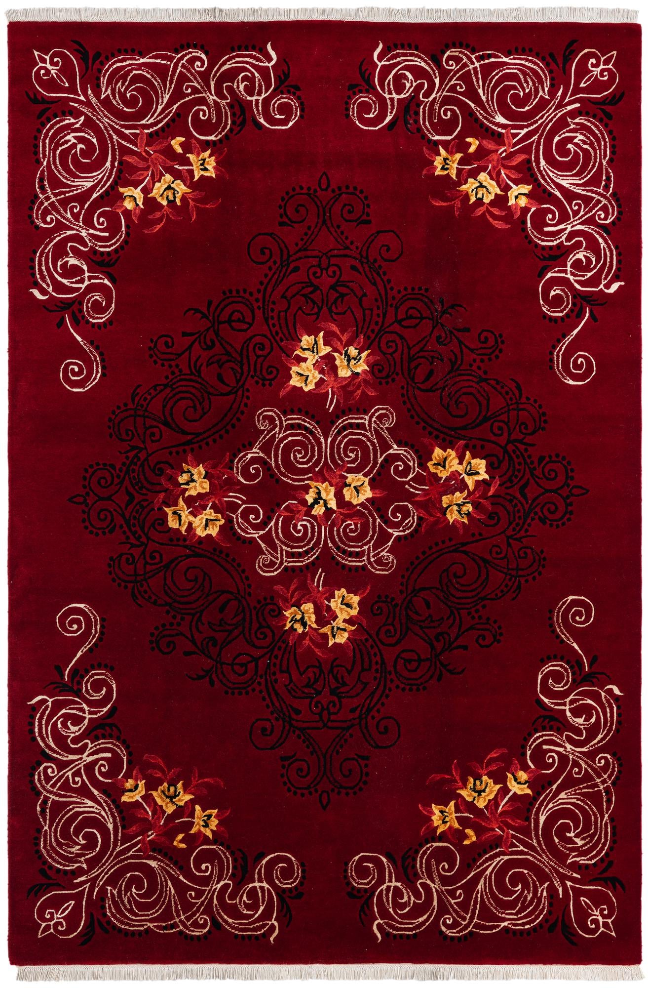 5' 7 x 8' 4 Hand Knotted Darya Wool Rug