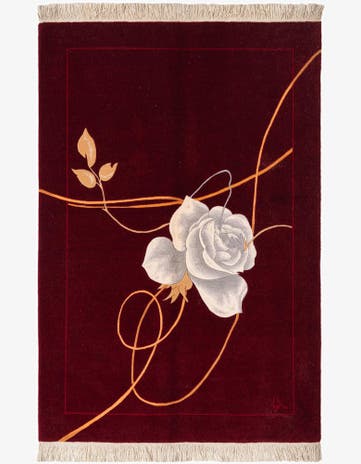 4' x 6' Hand Knotted Darya Wool Rug