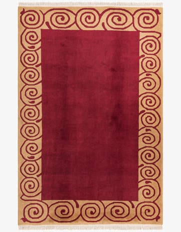 6' 6 x 9' 8 Hand Knotted Darya Wool Rug