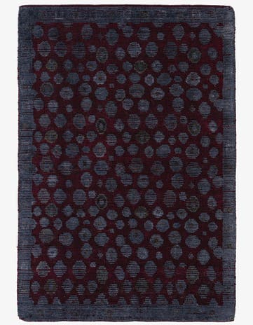 4' 10 x 6' 1 Hand Knotted Darya Wool Rug