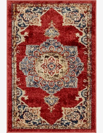 Burgundy Eden Rug
