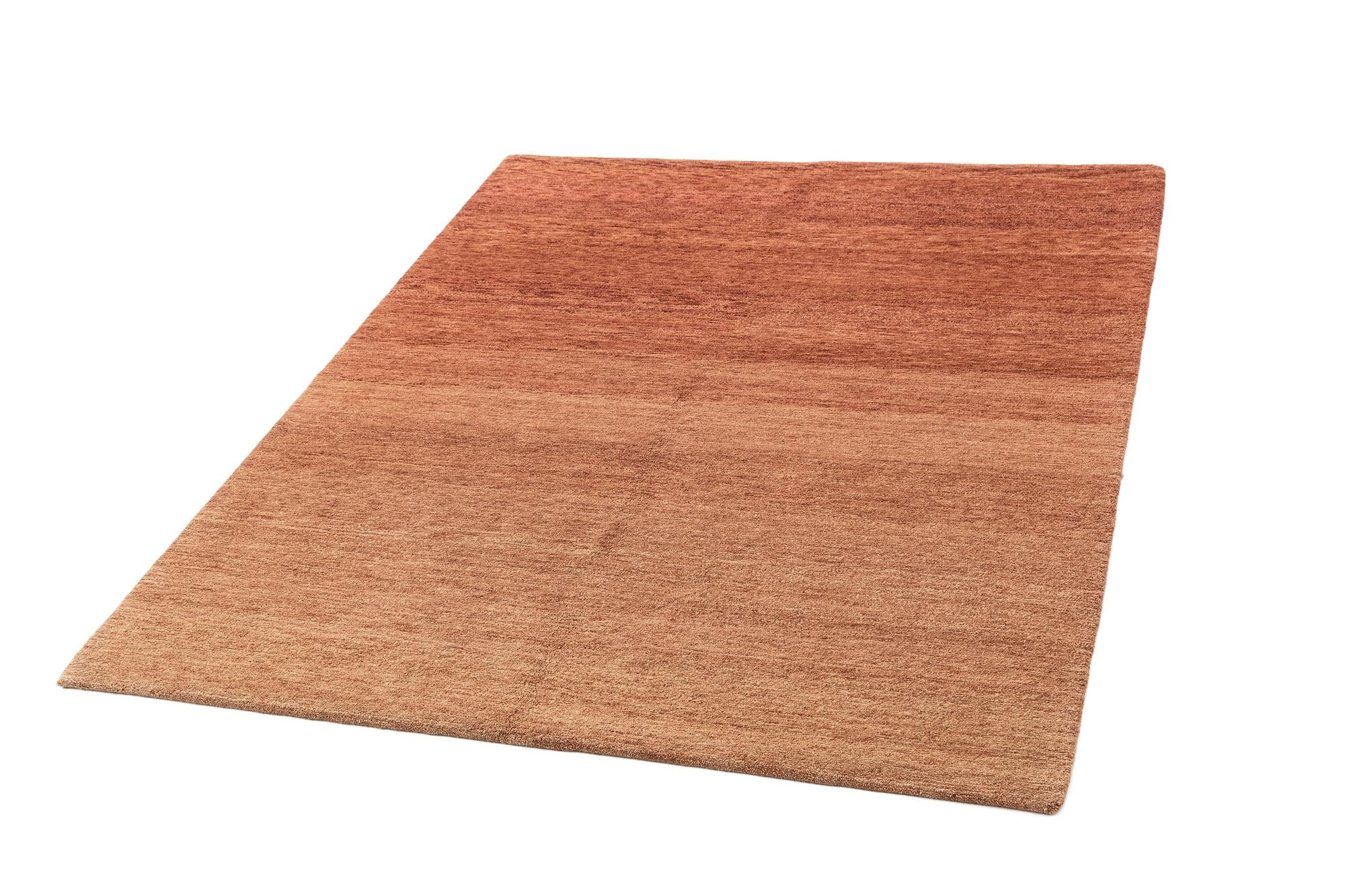 5' 2 x 6' 5 Hand Knotted Gabbeh Wool Rug