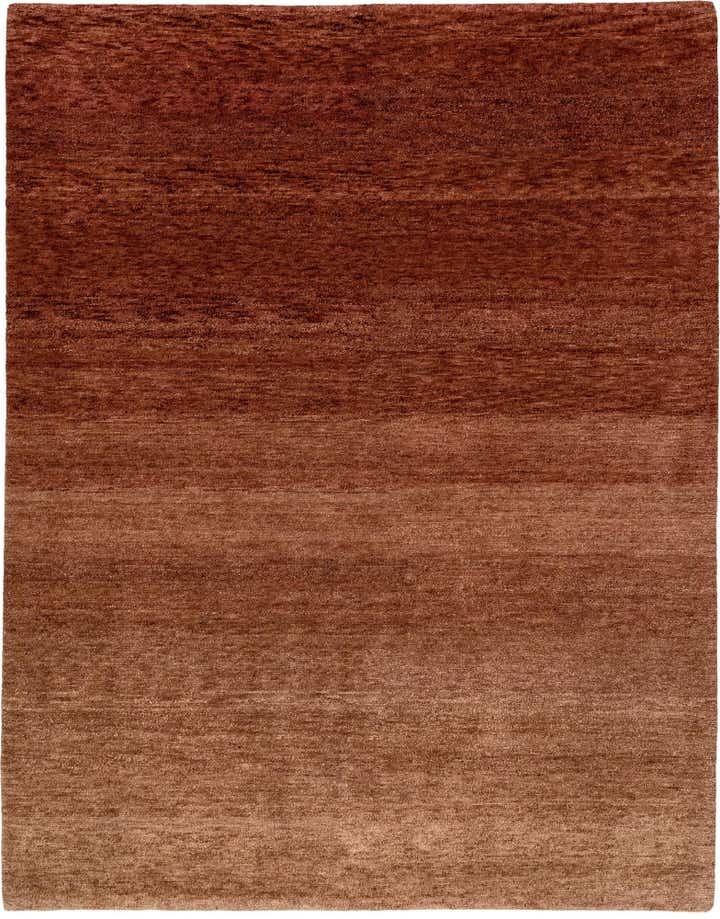 5' 2 x 6' 5 Hand Knotted Gabbeh Wool Rug