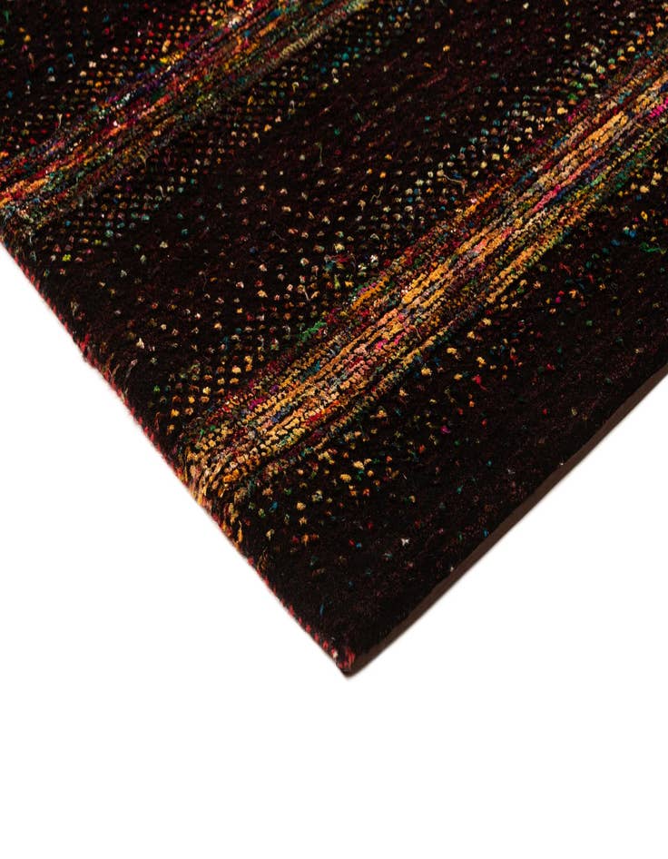 Detail image of 5' 1 x 6' 10  Hand Knotted Gabbeh Oriental Wool Rug