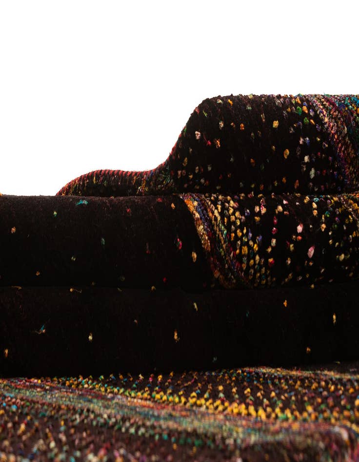 Detail image of 5' 1 x 6' 10  Hand Knotted Gabbeh Oriental Wool Rug