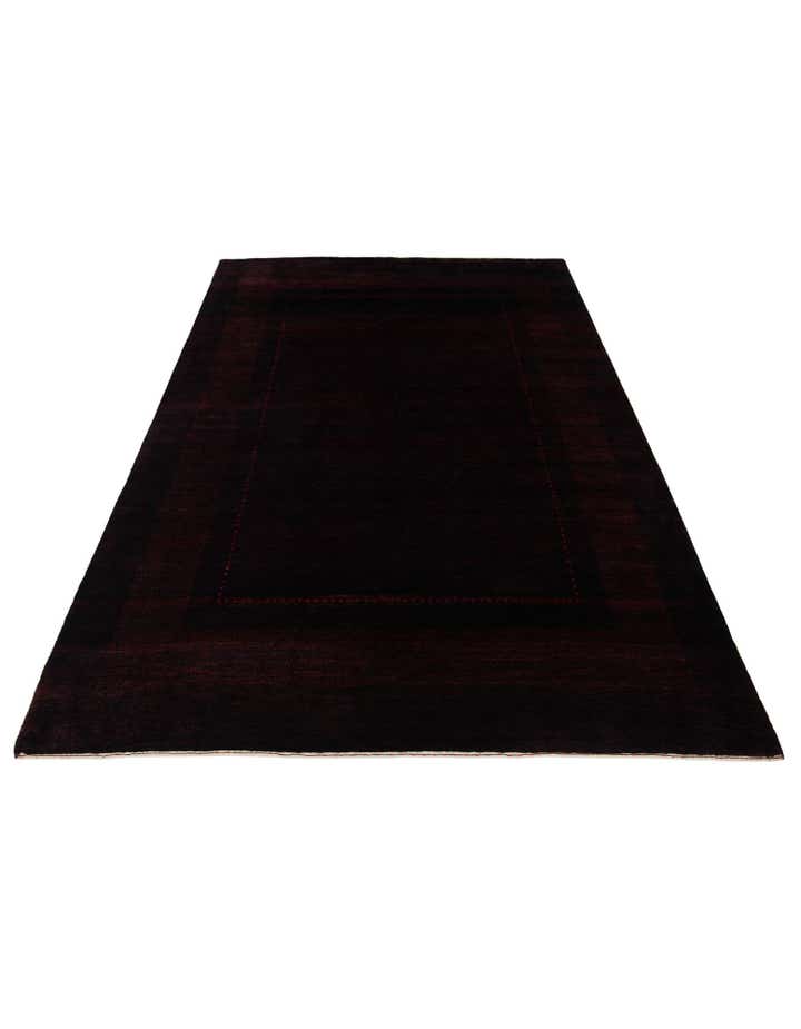 5' 10 x 8' Hand Knotted Gabbeh Wool Rug