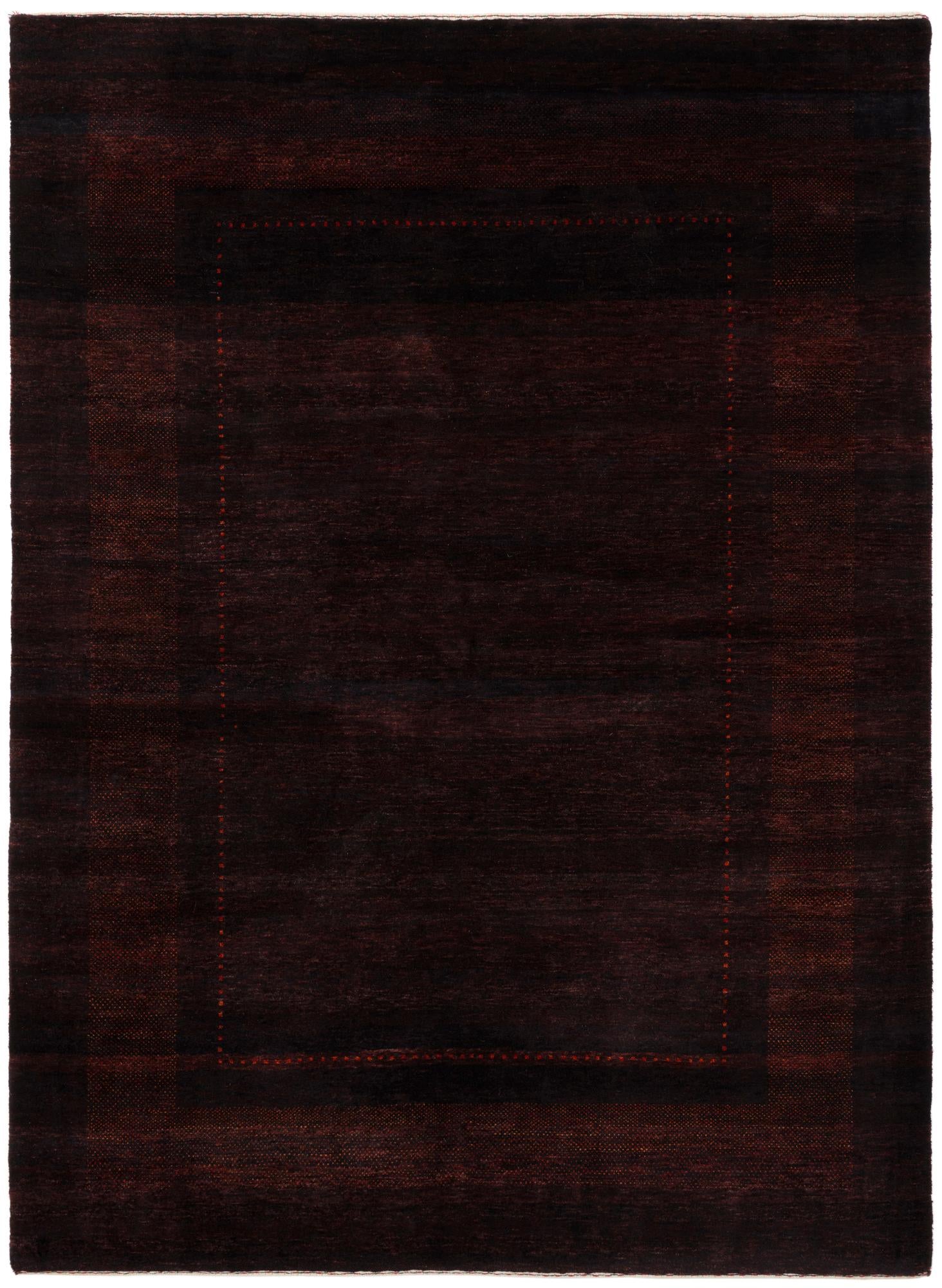 5' 10 x 8' Hand Knotted Gabbeh Wool Rug