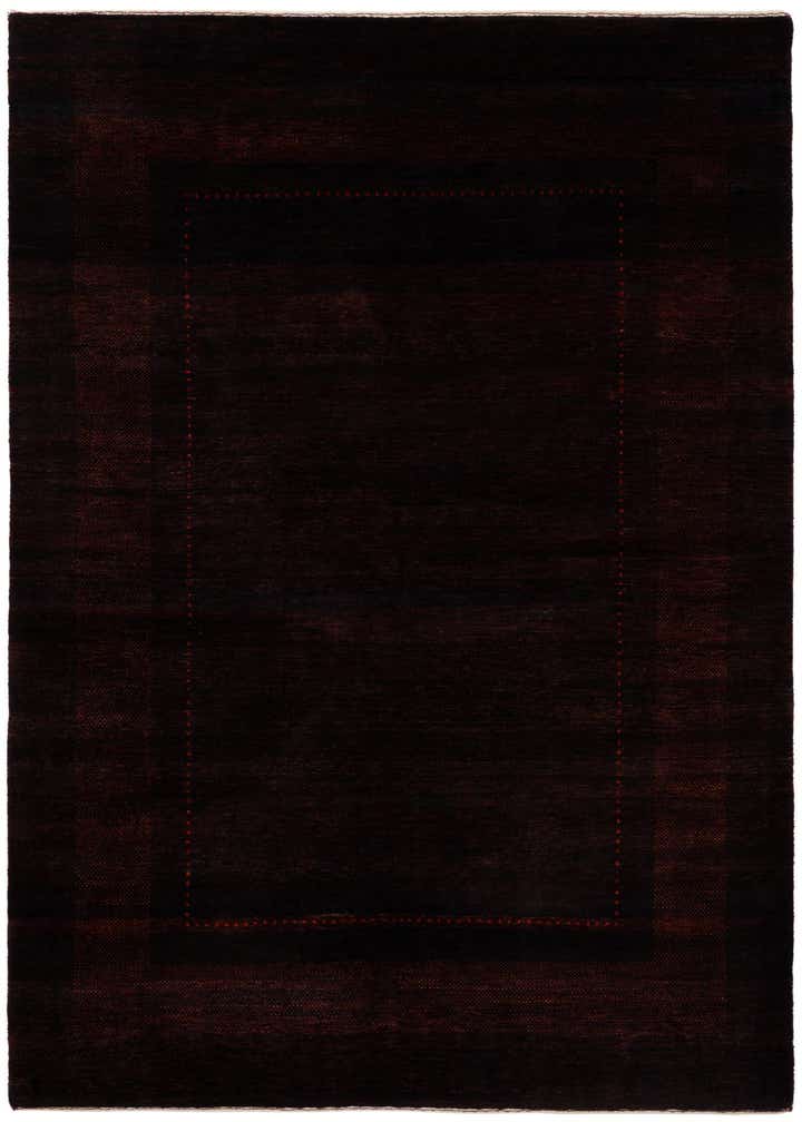 5' 10 x 8' Hand Knotted Gabbeh Wool Rug