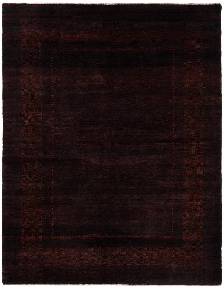 Detail image of 5' 10 x 8' Hand Knotted Gabbeh Wool Rug
