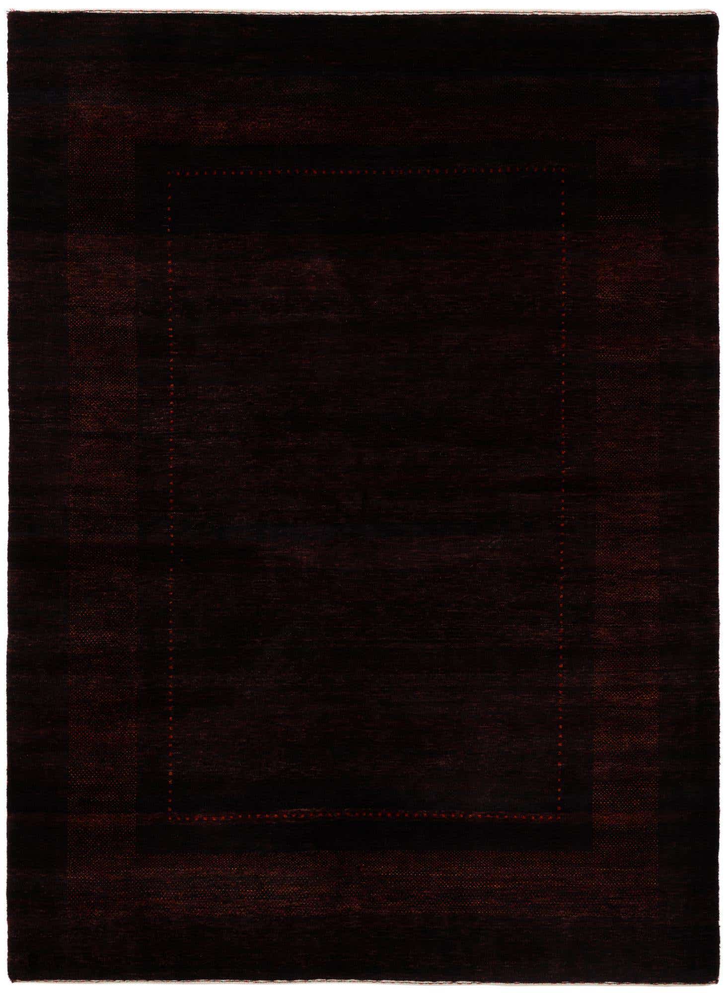 5' 10 x 8' Hand Knotted Gabbeh Wool Rug