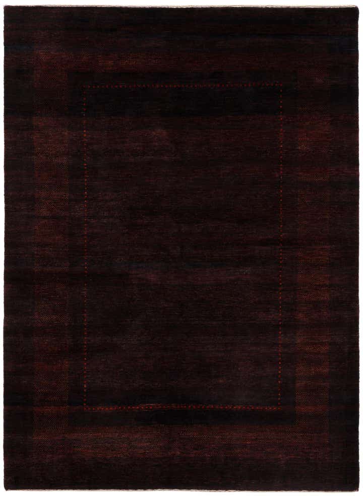 5' 10 x 8' Hand Knotted Gabbeh Wool Rug