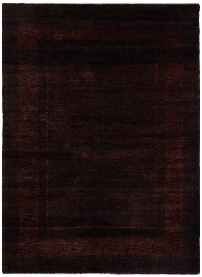 Detail image of 5' 10 x 8' Hand Knotted Gabbeh Wool Rug