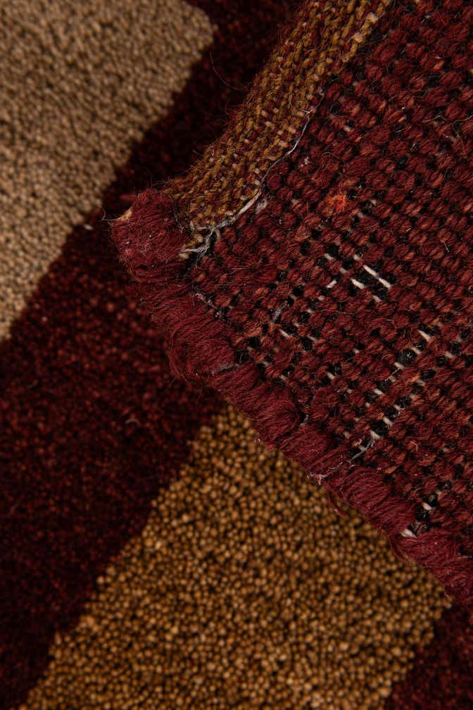 6' 7 x 9' 11 Hand Knotted Gabbeh Wool Rug