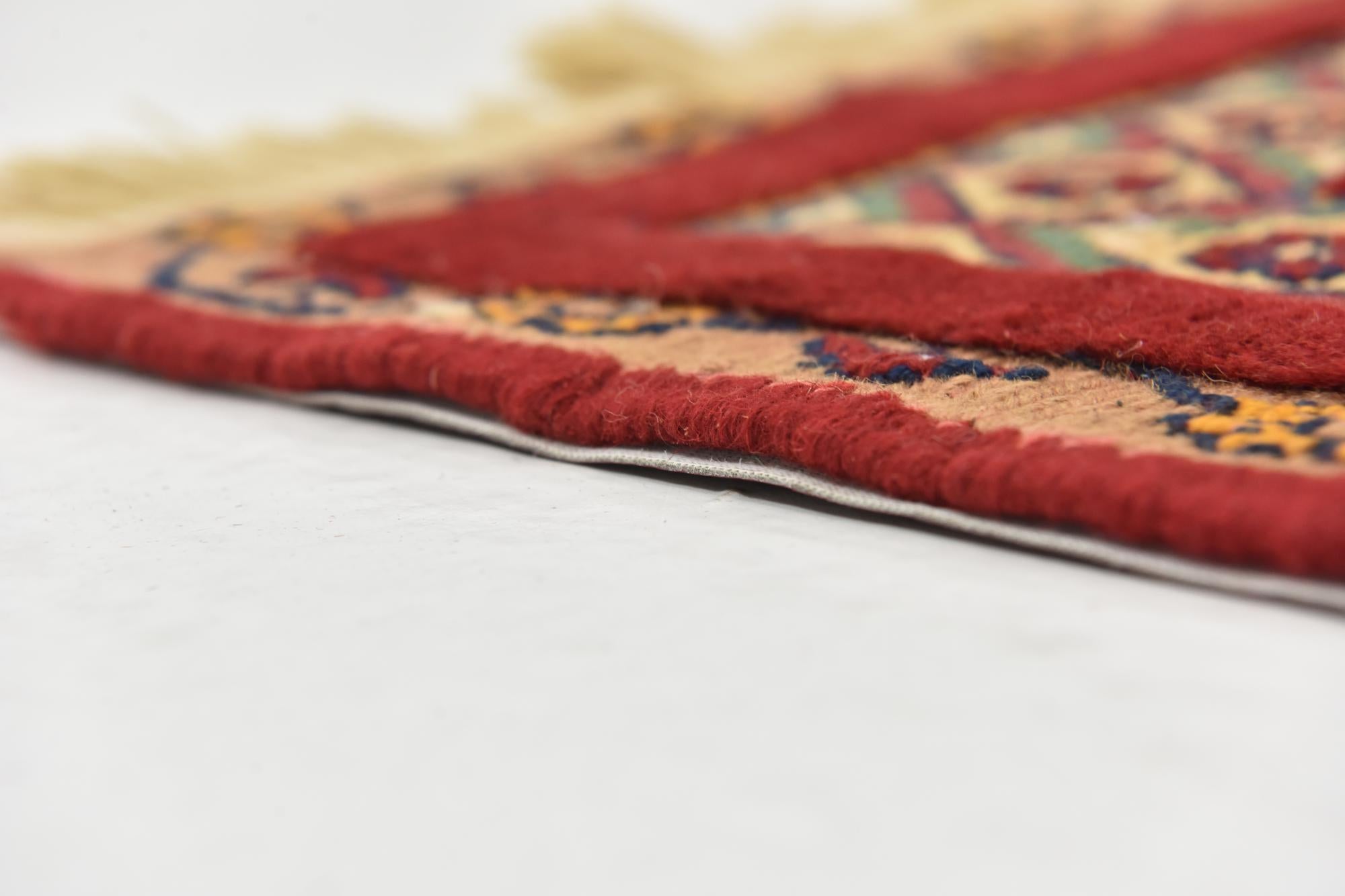 4' 4 x 6' 7 Hand Knotted Ghoochan Persian Wool Rug