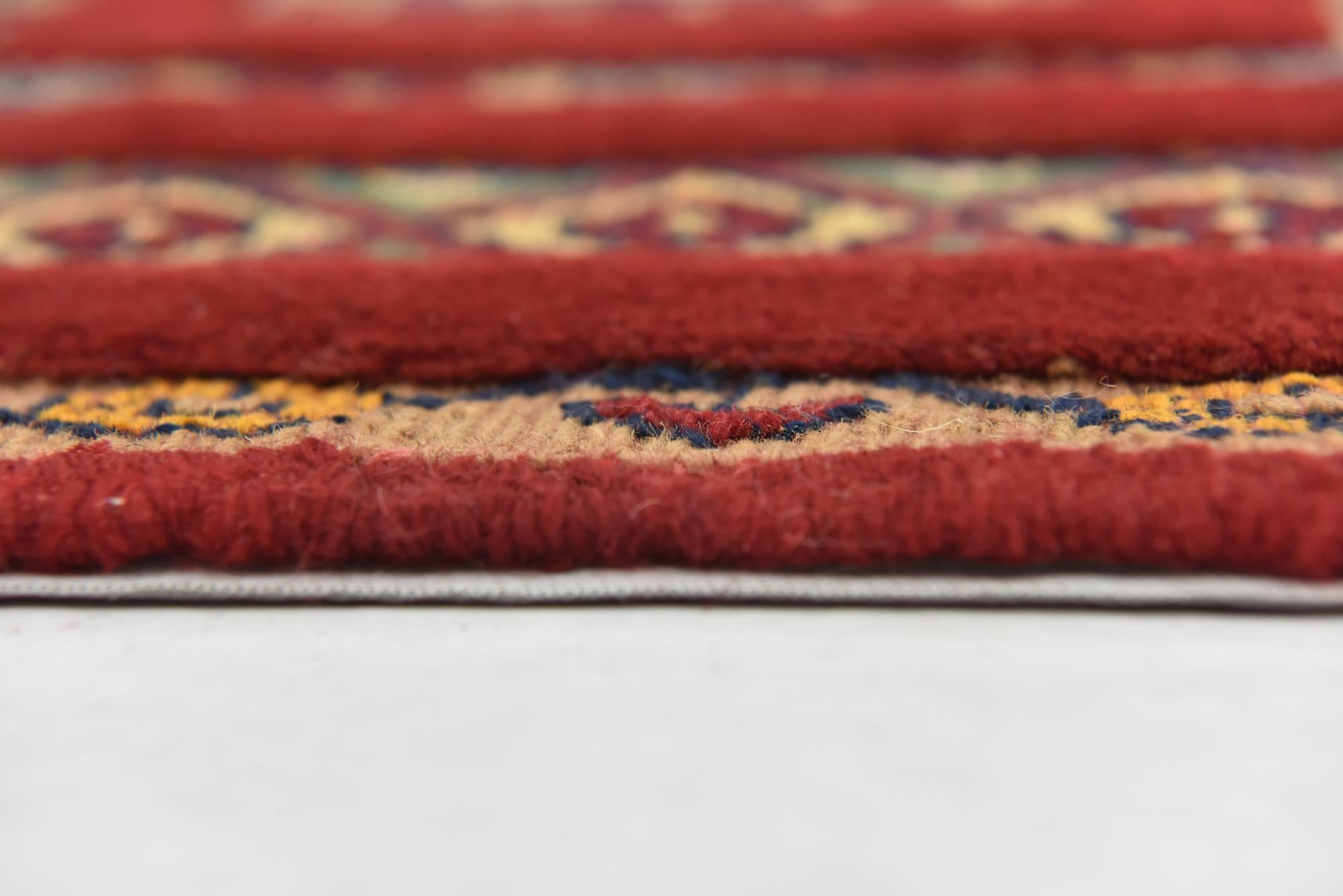 4' 4 x 6' 7 Hand Knotted Ghoochan Persian Wool Rug