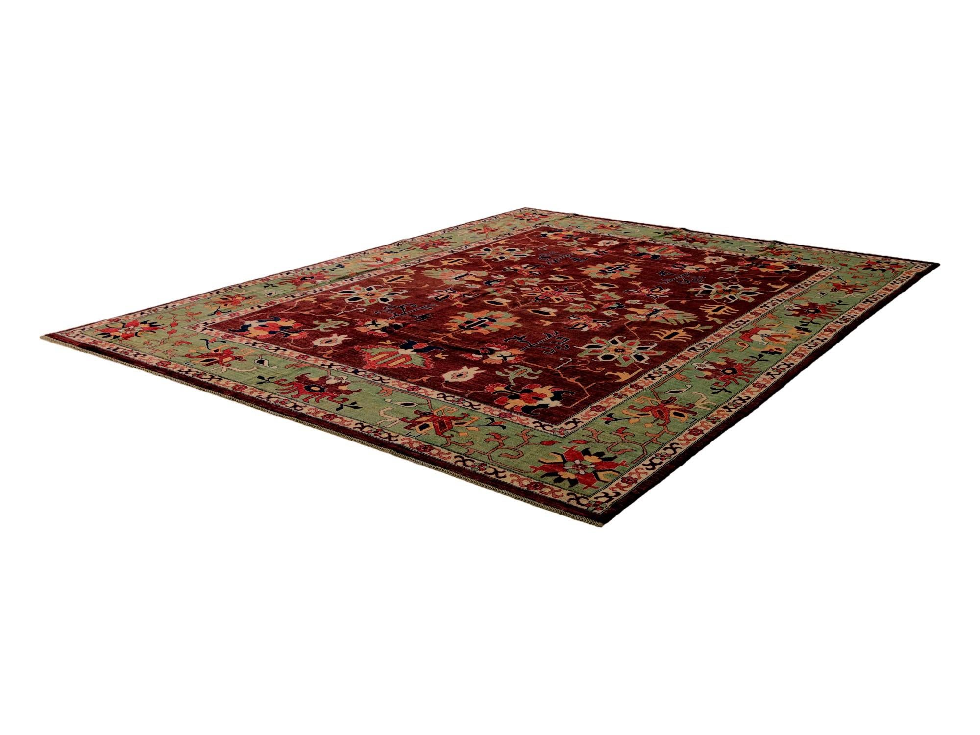 10' x 13' 1 Hand Knotted Heriz Rug
