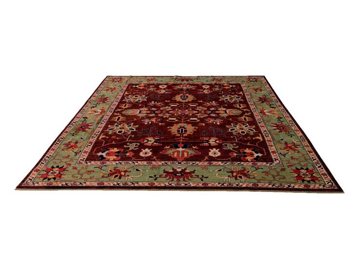 Detail image of 10' x 13' 1 Hand Knotted Heriz Rug