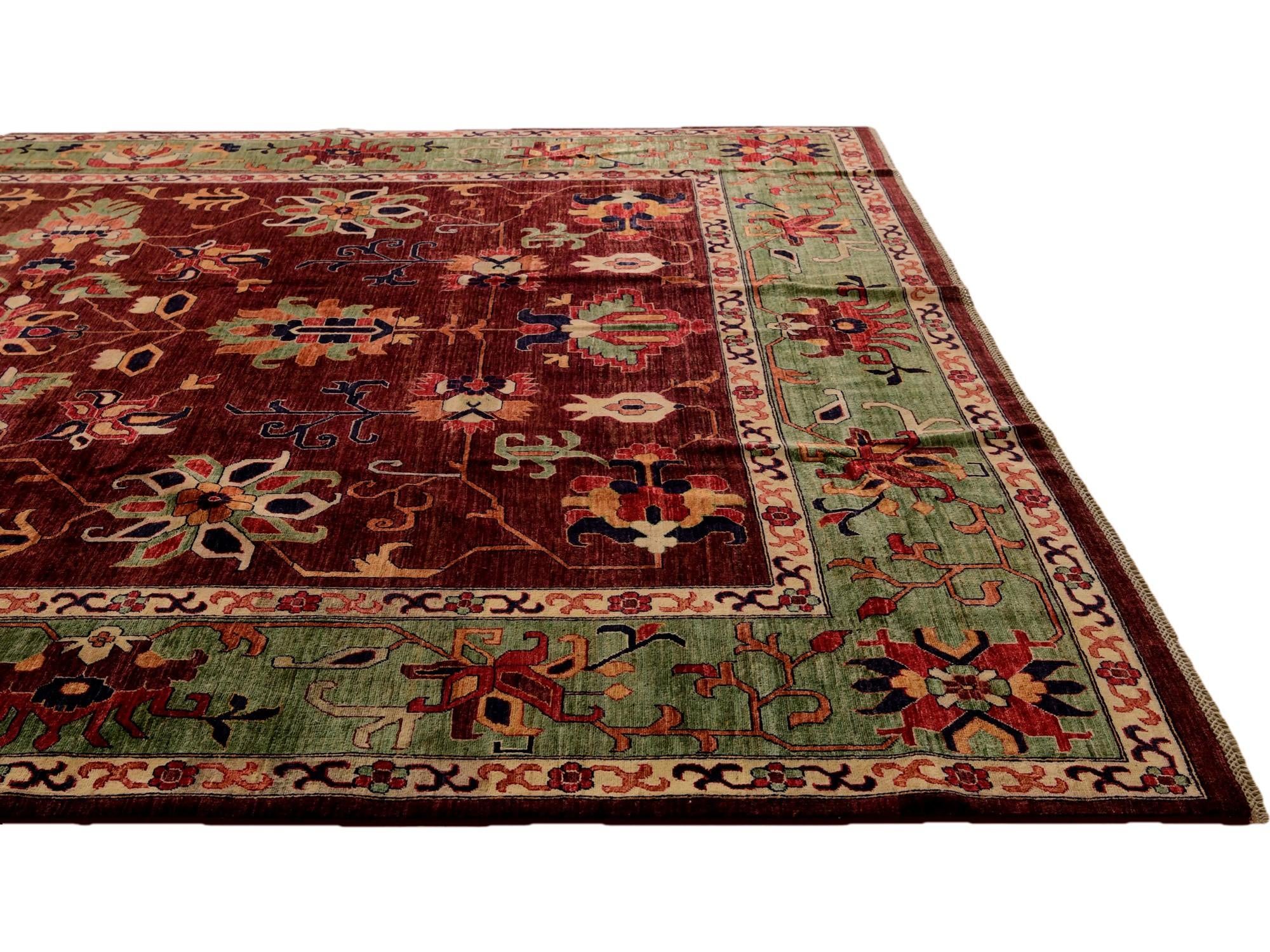 10' x 13' 1 Hand Knotted Heriz Rug