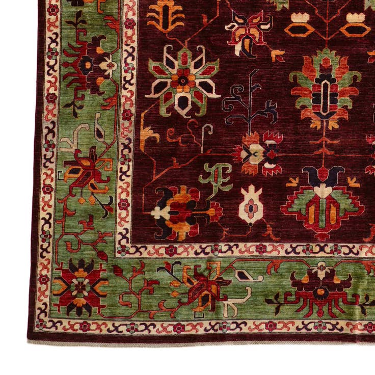 Detail image of 10' x 13' 1 Hand Knotted Heriz Rug