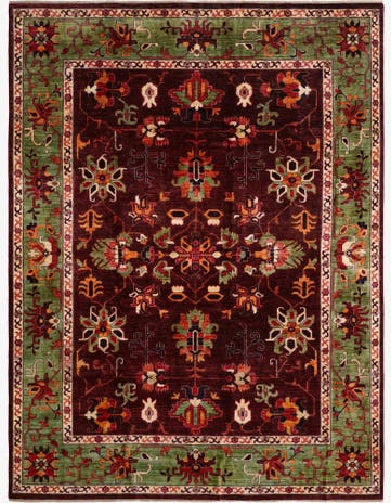 10' x 13' 1 Hand Knotted Heriz Rug