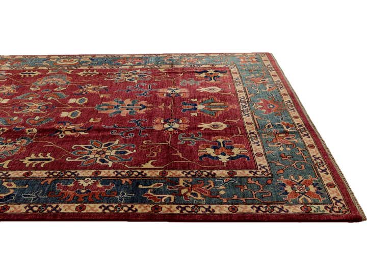 6' 9 x 9' 7 Hand Knotted Heriz Rug