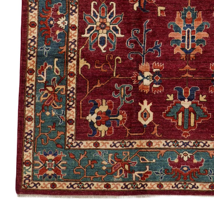 Detail image of 6' 9 x 9' 7 Hand Knotted Heriz Rug