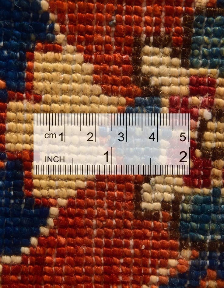 Detail image of 6' 9 x 9' 7 Hand Knotted Heriz Rug
