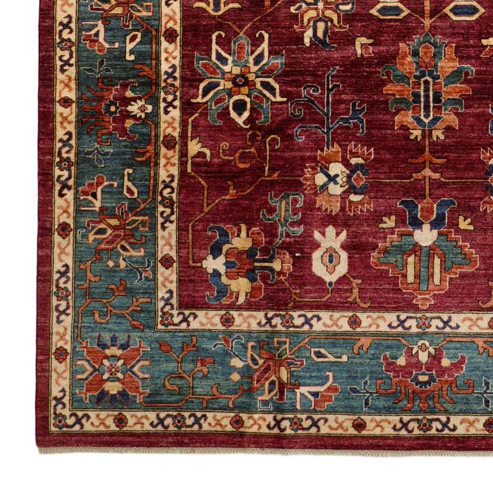 8' 6 x 11' 3 Hand Knotted Heriz Rug