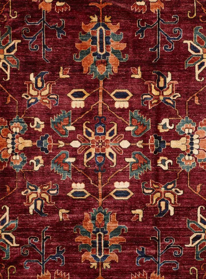 8' 6 x 11' 3 Hand Knotted Heriz Rug