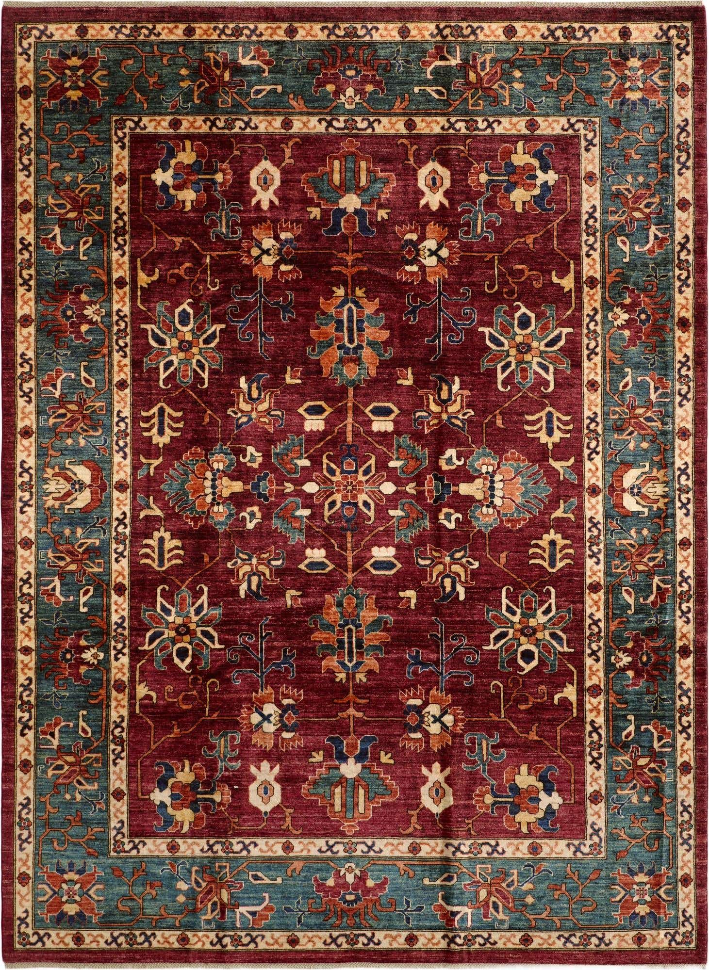 8' 6 x 11' 3 Hand Knotted Heriz Rug