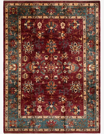 8' 6 x 11' 3 Hand Knotted Heriz Rug