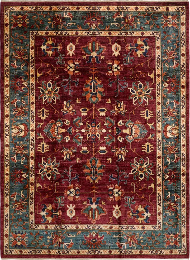 8' 6 x 11' 3 Hand Knotted Heriz Rug