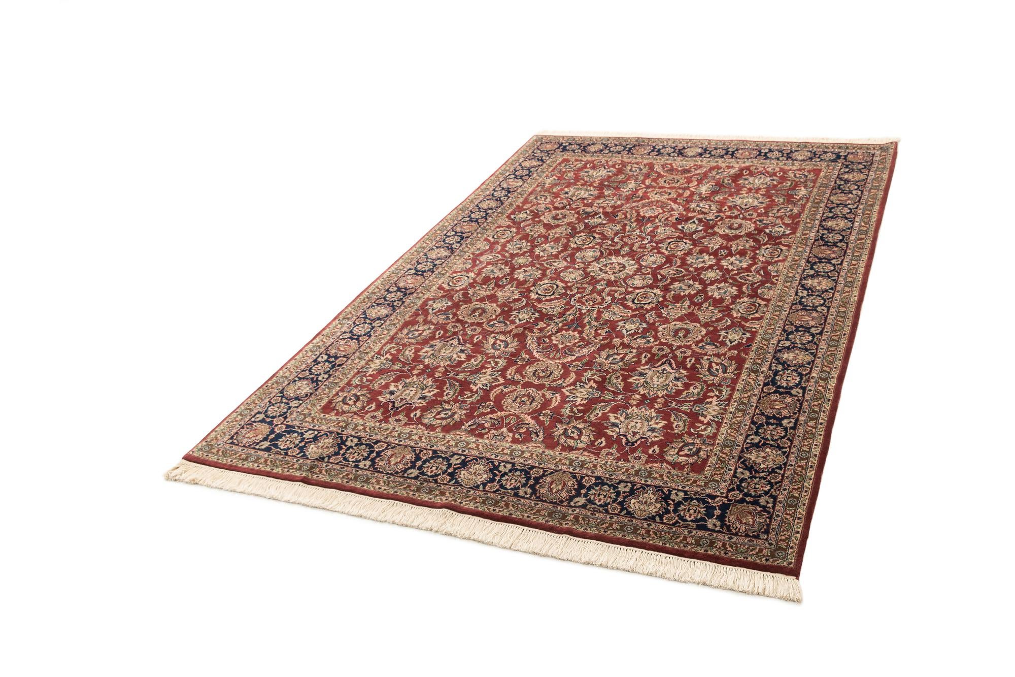 6' 5 x 9' 8 Hand Knotted Isfahan Oriental Wool Rug