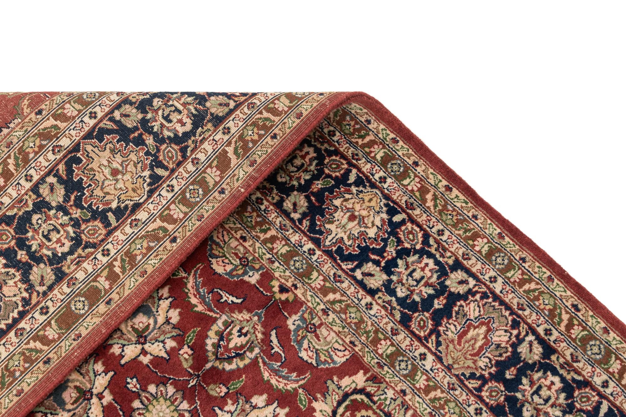 6' 5 x 9' 8 Hand Knotted Isfahan Oriental Wool Rug
