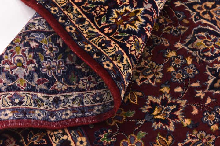 9' 8 x 12' 10 Hand Knotted Isfahan Persian Wool Rug