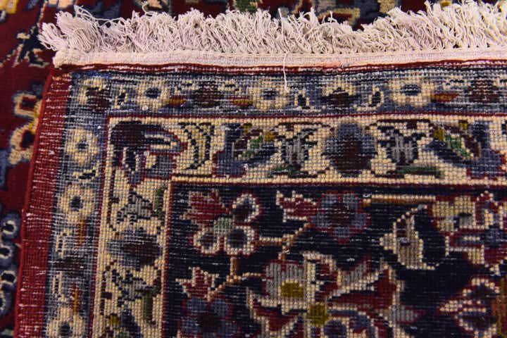 9' 8 x 12' 10 Hand Knotted Isfahan Persian Wool Rug