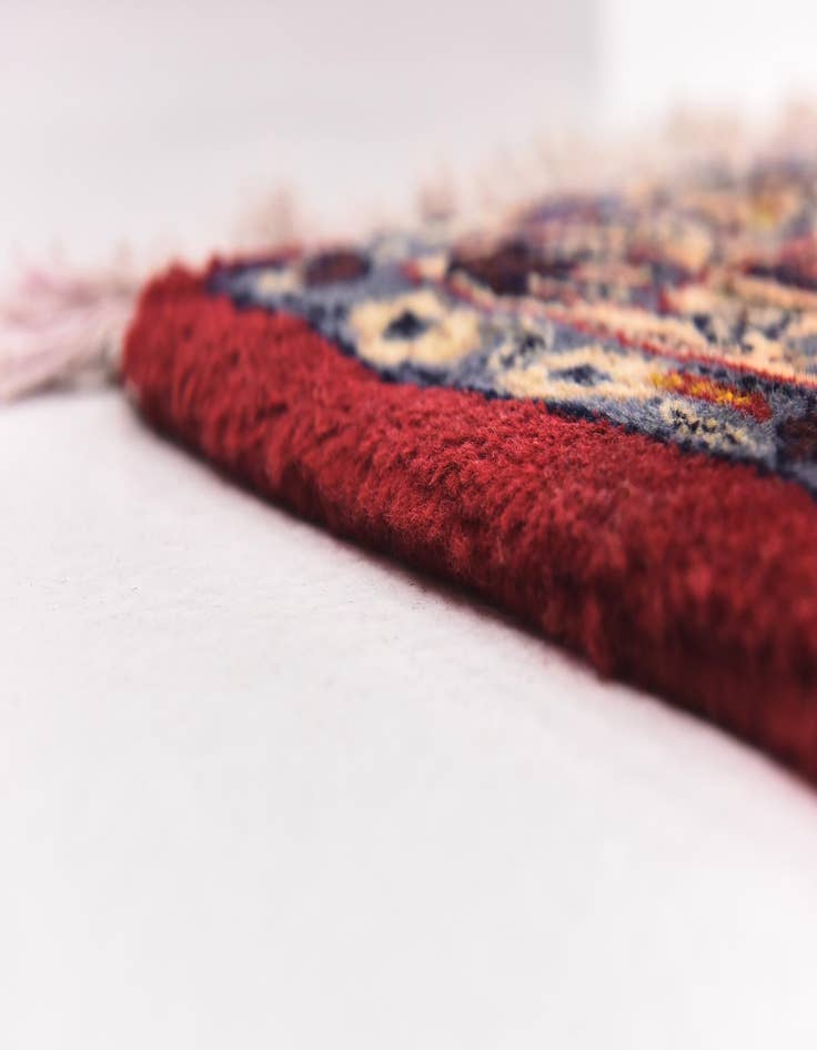 Detail image of 9' 8 x 12' 10  Hand Knotted Isfahan Persian Wool Rug