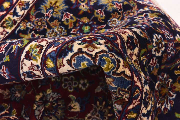 9' 6 x 13' 2 Hand Knotted Isfahan Persian Wool Rug