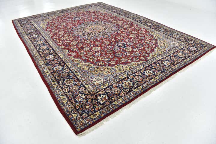 295cm x 405cm anudado a mano Isfahan Alfombra Persa Lana