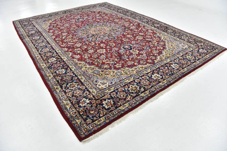 Detail image of 295cm x 405cm anudado a mano Isfahan Alfombra Persa Lana