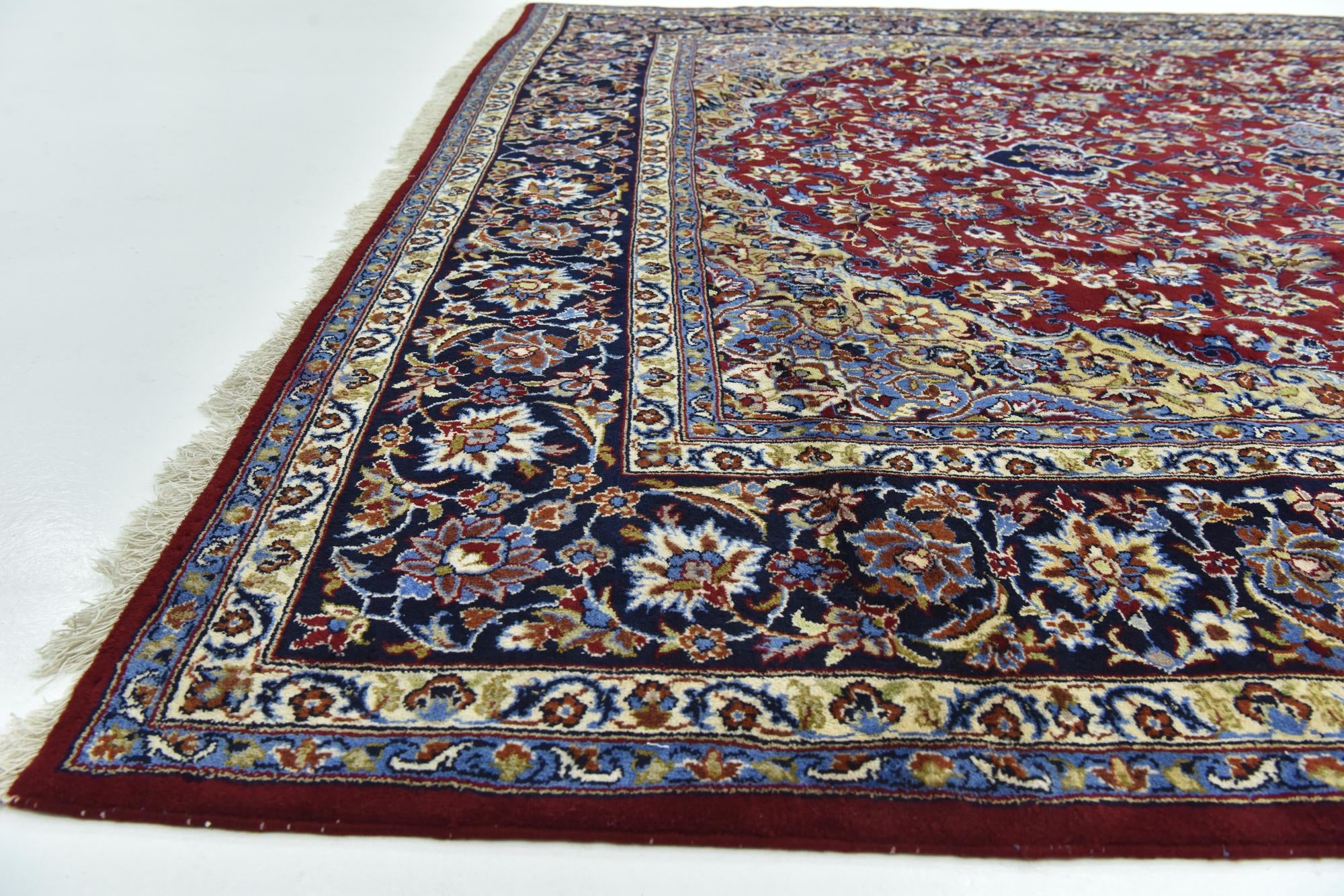 295cm x 405cm anudado a mano Isfahan Alfombra Persa Lana