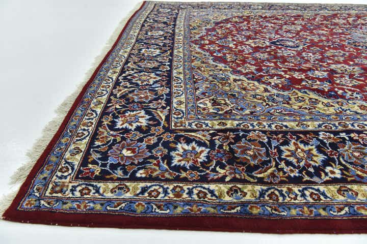 295cm x 405cm anudado a mano Isfahan Alfombra Persa Lana