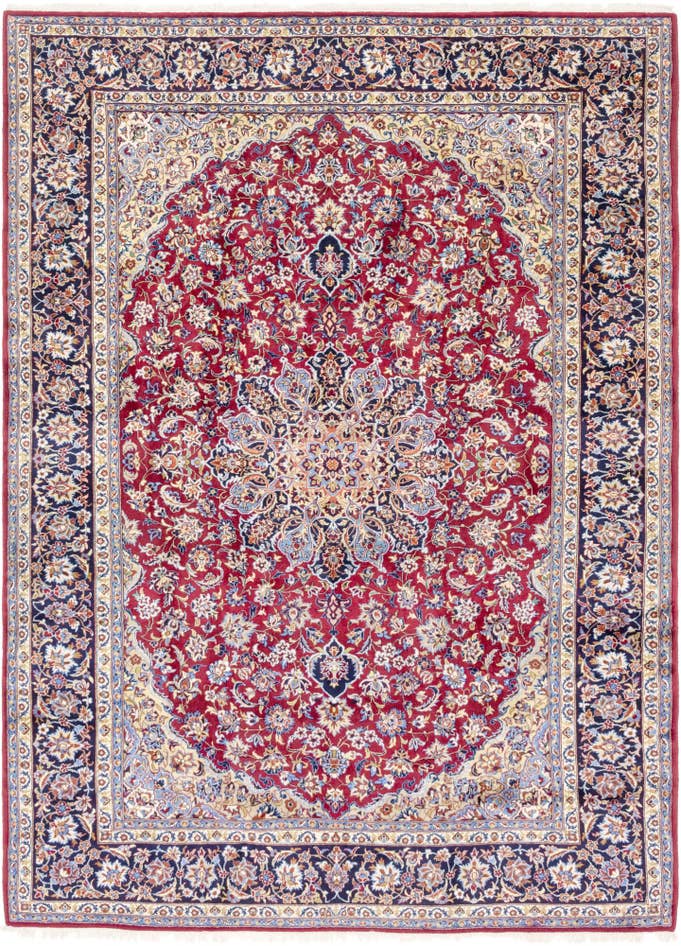 Detail image of 295cm x 405cm anudado a mano Isfahan Alfombra Persa Lana