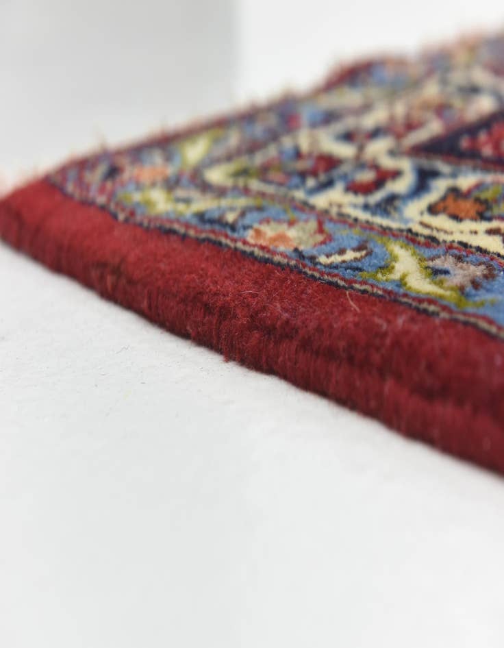 Detail image of 9' 9 x 13' Hand Knotted Isfahan Persian Wool Rug